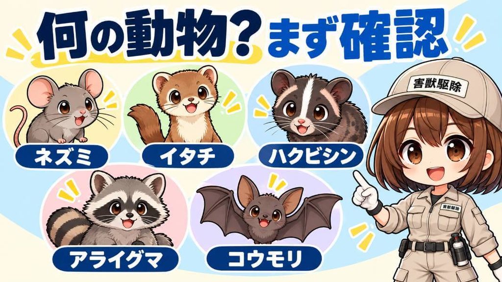 対応している動物と、動物別のページに書かれていること