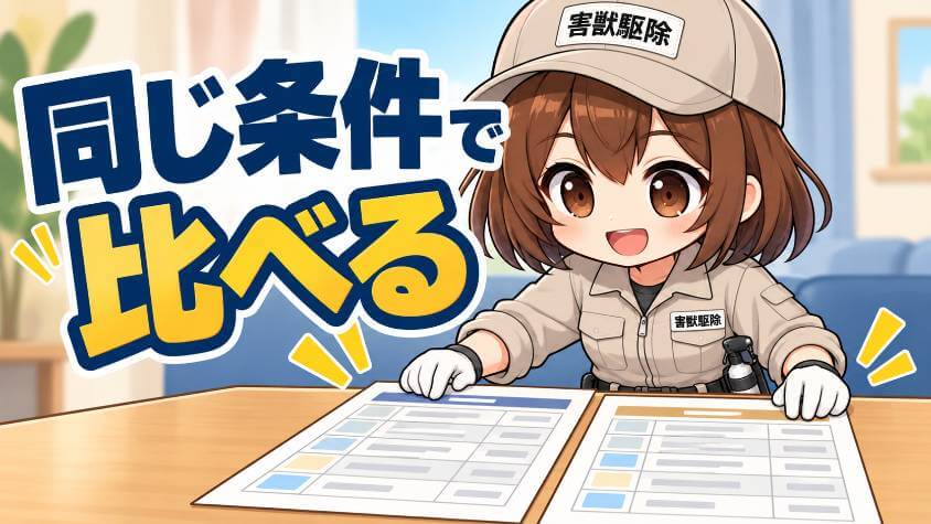 2社目にも、同じ条件で保証を聞く