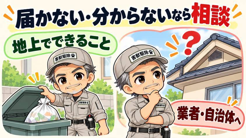 もう一度自分でやる範囲と、業者に切り替える目安