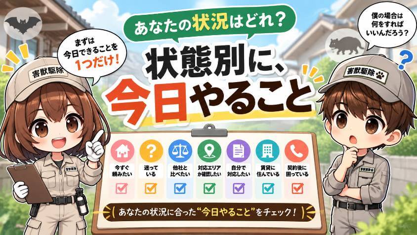 状態別に、今日やること
