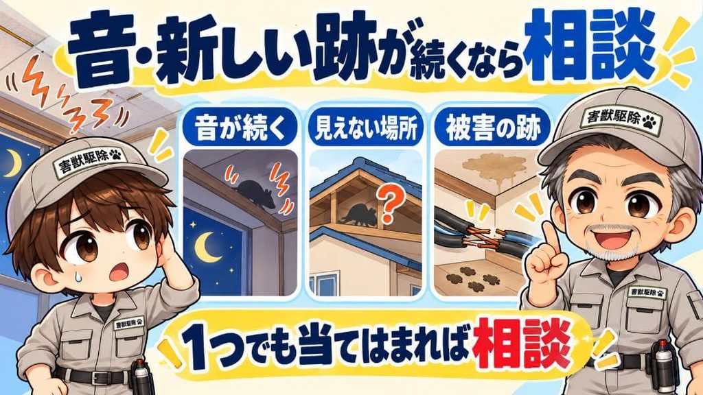様子を見ていい場合と、相談したほうがいい場合