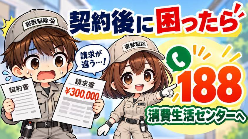 契約したあとに困ったら、消費生活センターへ