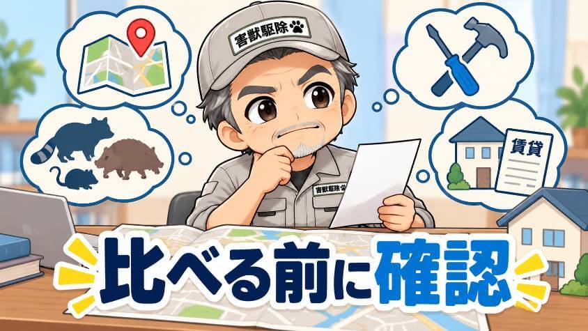 保証を比べる前に確かめる、住所・動物・自分でやる範囲・賃貸