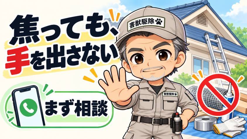 「また来た」と感じても、自分ではやらないこと