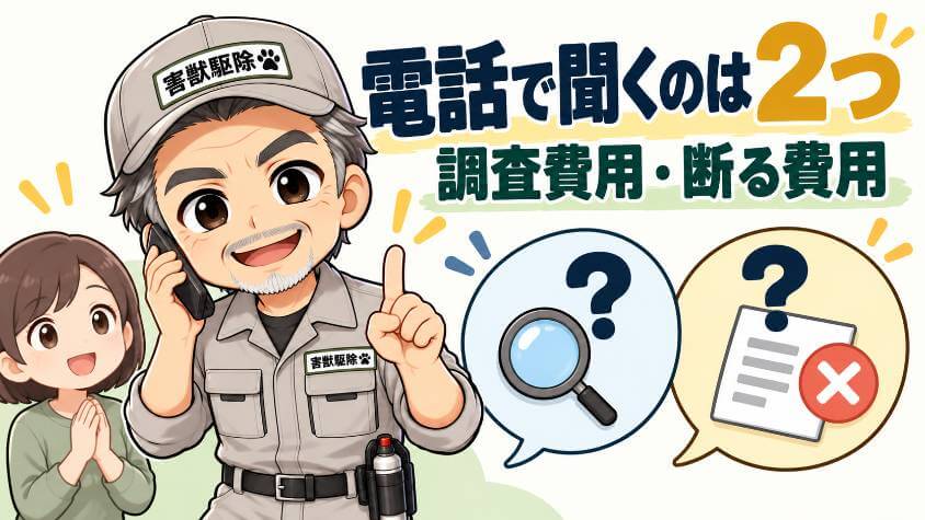 頼む電話で、先に聞いておく2つのこと