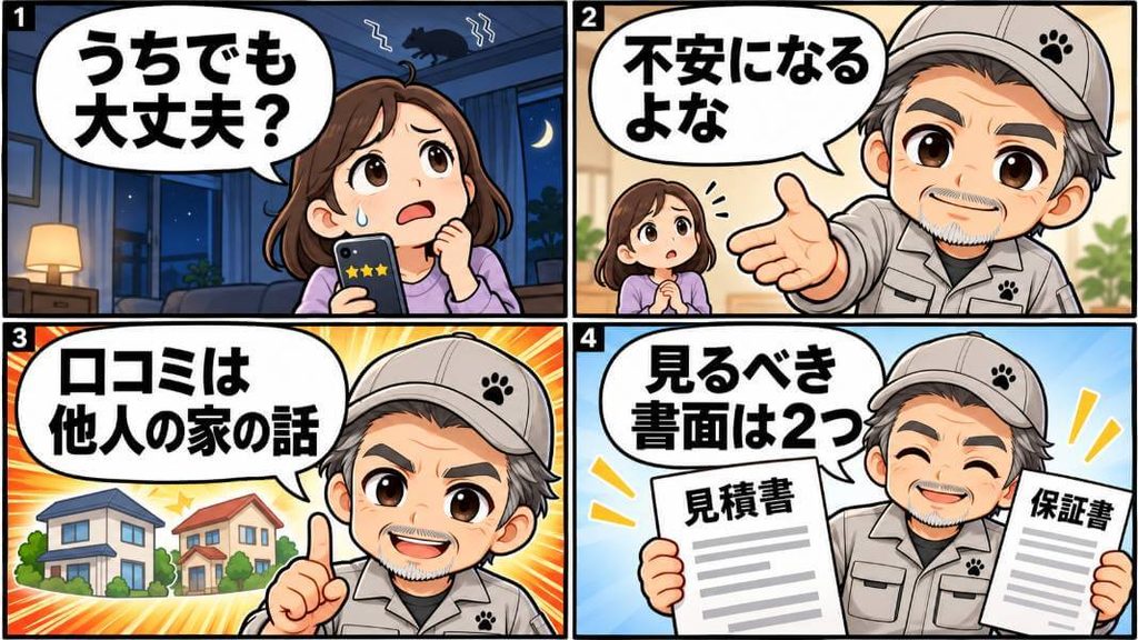 リード文4コマ漫画