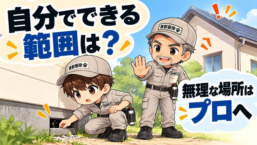 自分で済むなら、業者はいらない