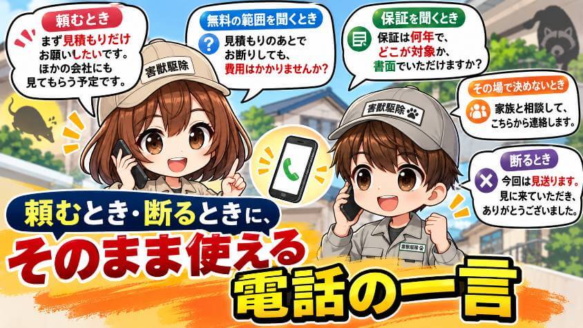 頼むとき・断るときに、そのまま使える電話の一言