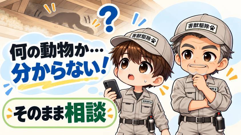 1. 何の動物か分からないまま、相談できる