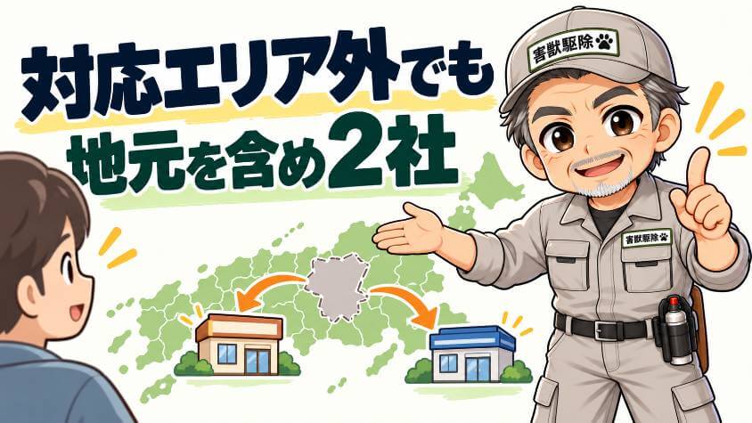 手元の見積もりが3社のどれか・3社とも対象外のとき