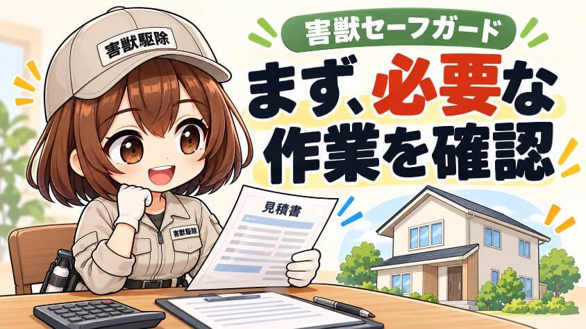 入口をふさぐ工事と、金額が増える条件を先に知りたい