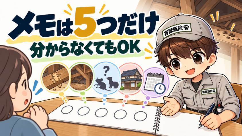 手元でそろえておく5つのメモ