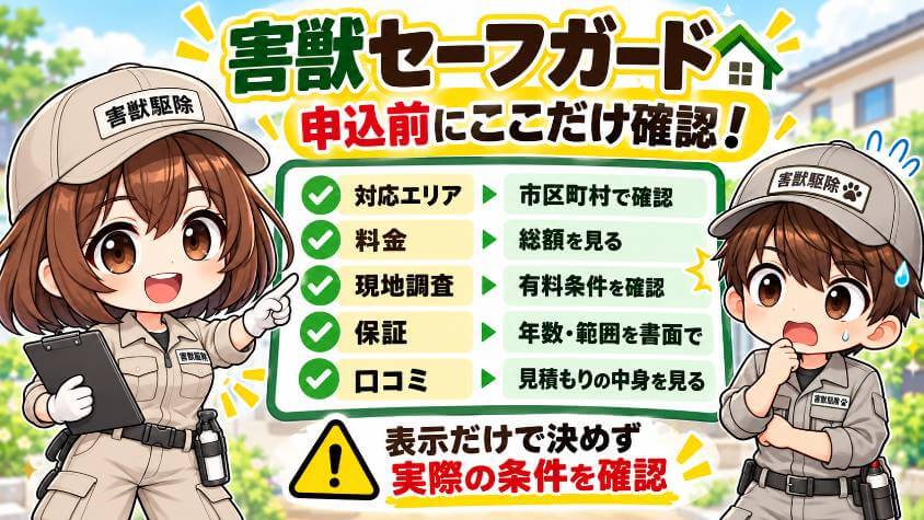 害獣セーフガードのデメリットと注意点
