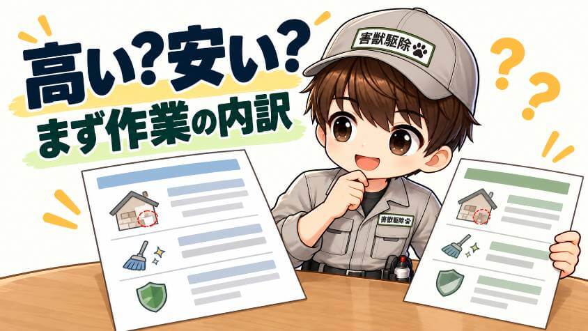 「高い」「安い」と感じたら、相場ではなく内訳を聞く