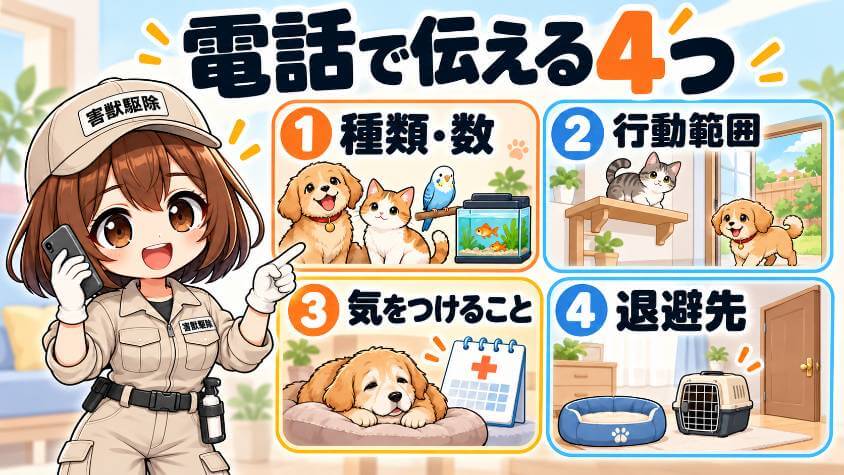 最初の電話で伝える4つ