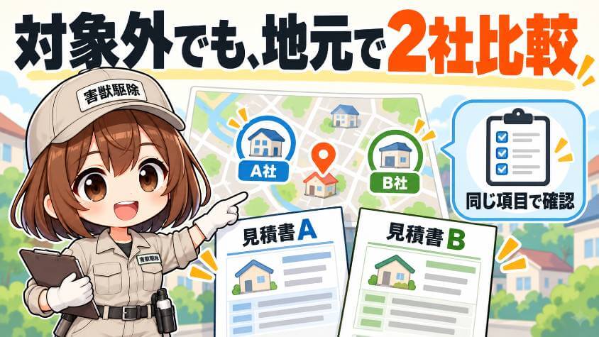 どの会社も対象外のとき・決めきれないとき