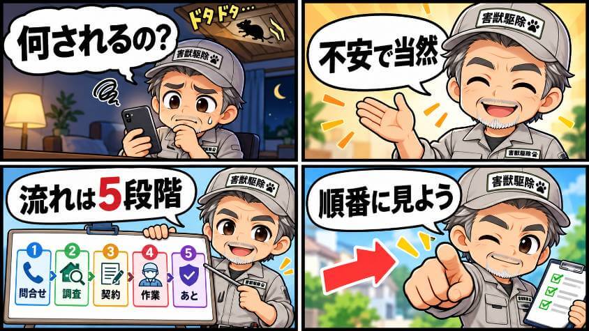 リード文4コマ漫画