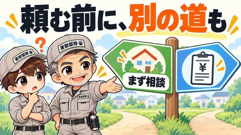 業者に頼む前に、トラブルそのものを避ける道もある
