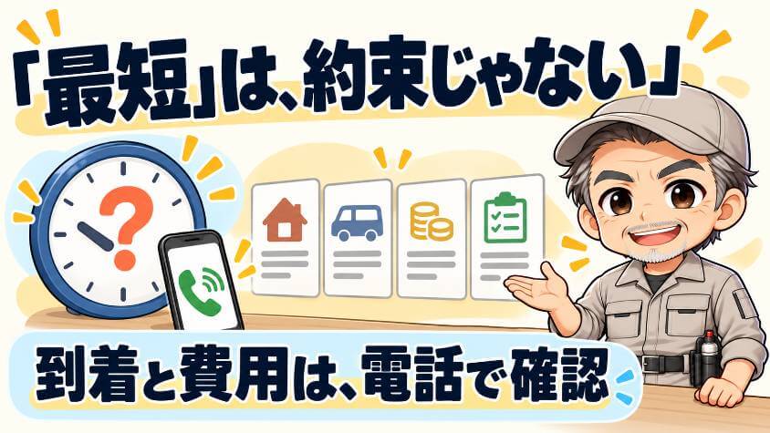 4社の公式ページの表記を並べる