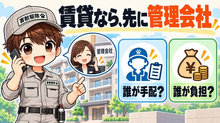 自分で済むなら頼まなくていい。賃貸なら先に管理会社か大家さん