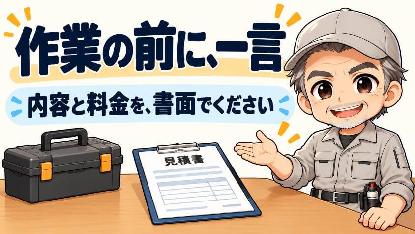 当日に来てもらったら、その場で使う一言