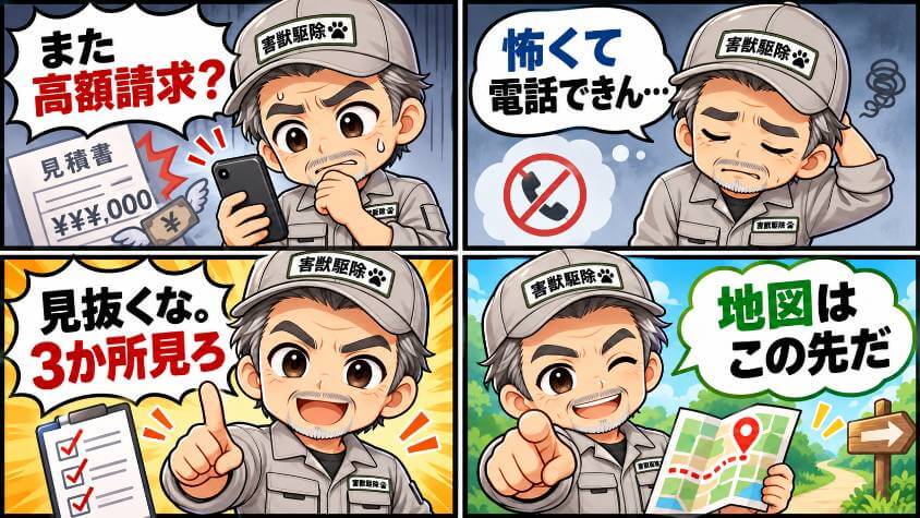 リード文4コマ漫画