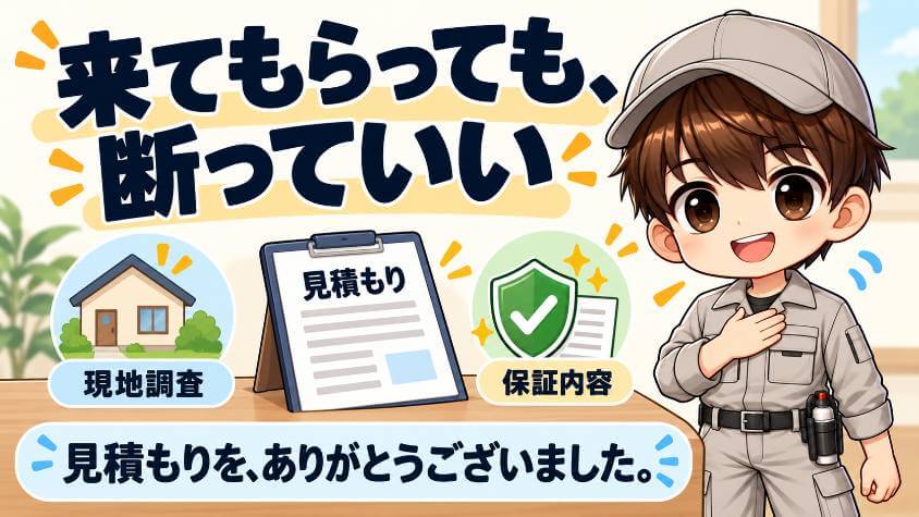 写真・保証・断るとき。あと3つの一言