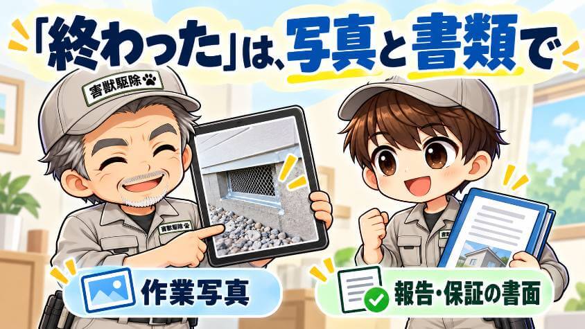 作業のあと:終わった日に受け取るものと、また音がしたとき