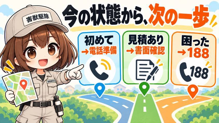 今の状態別に、今日やること
